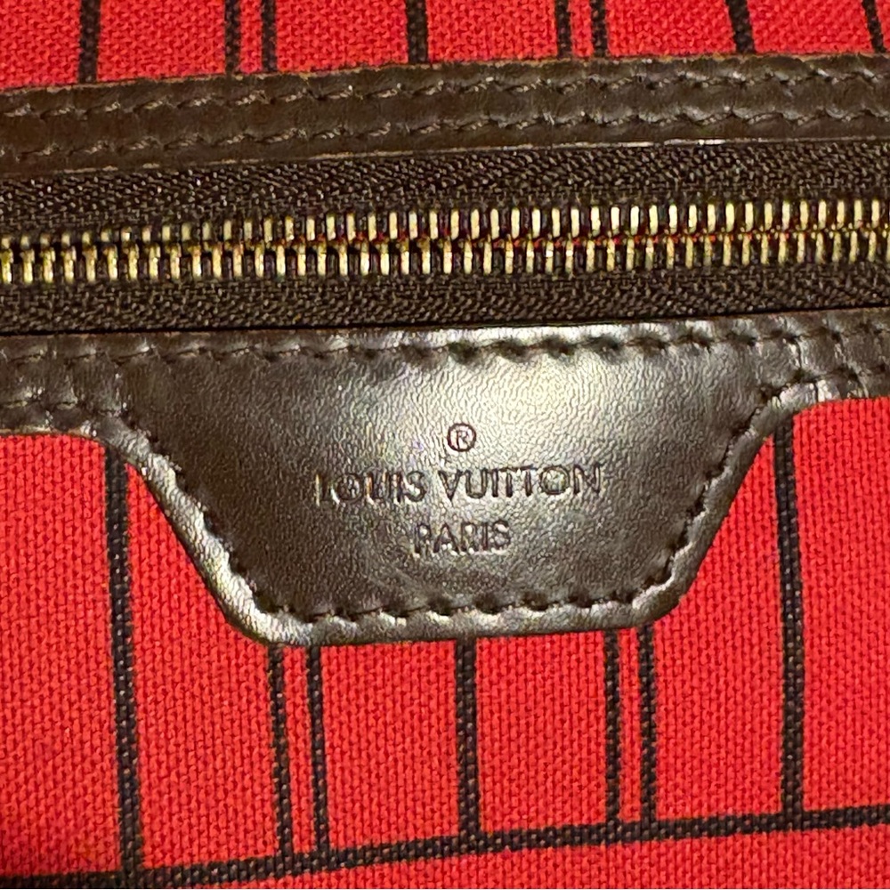 Louis Vuitton Neverfull MM in Damier Ebene with new insert - Picture 5 of 16